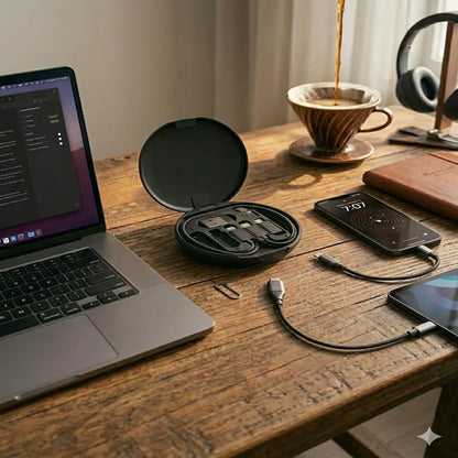 Universal Multi-Port Charging Adapter Cable Kit