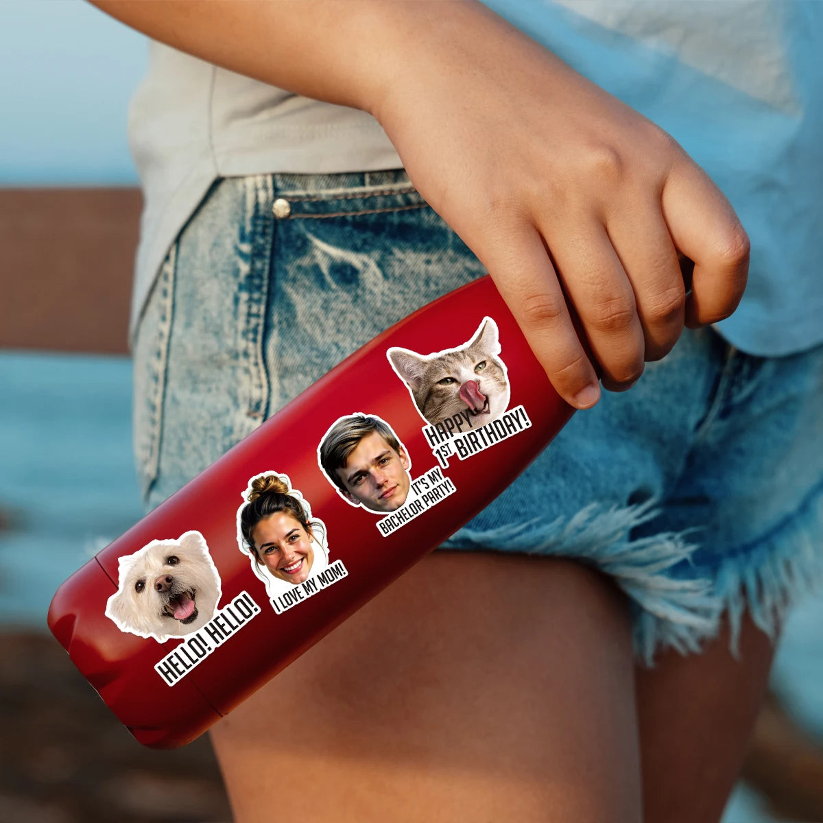 Personalized Custom Photo & Text Stickers