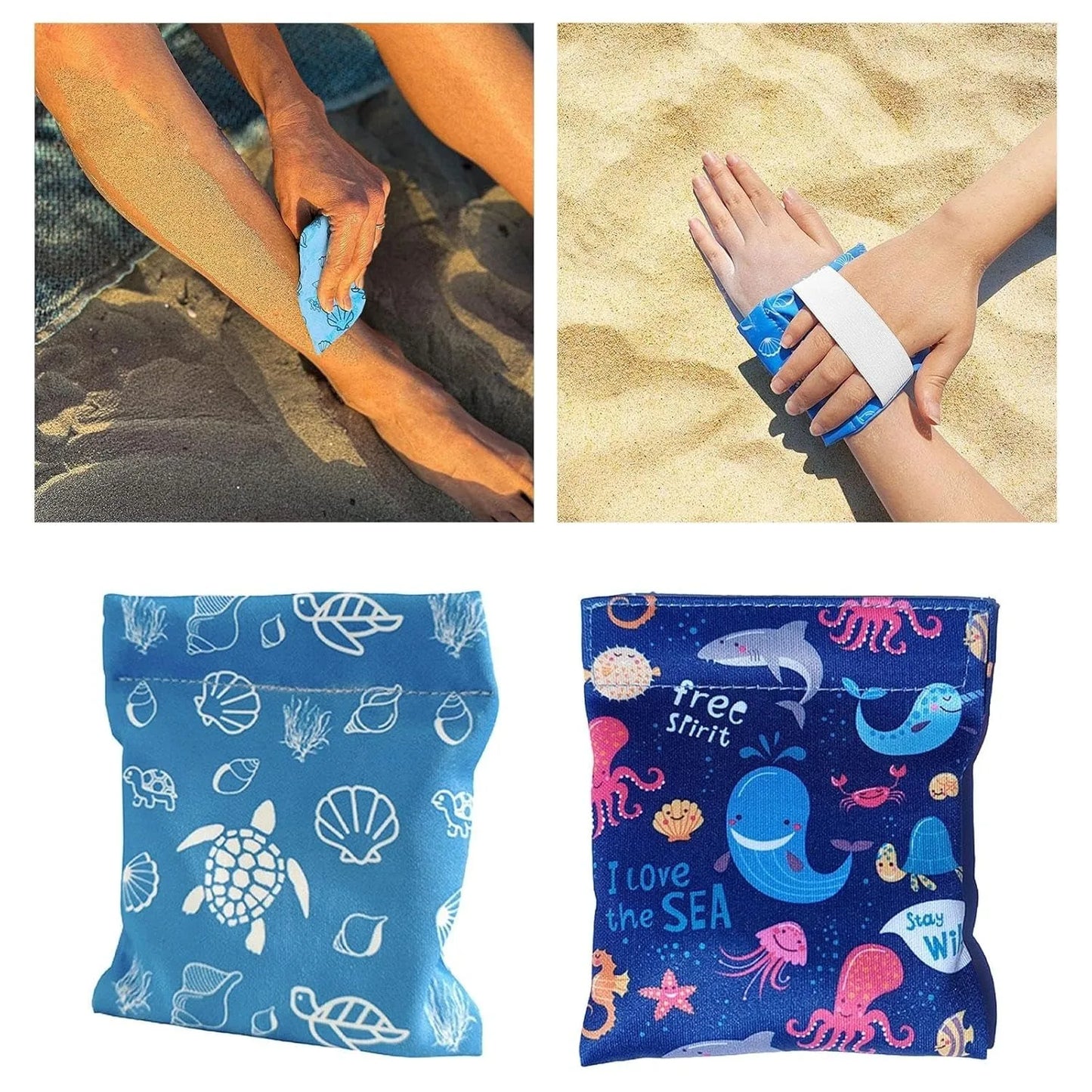 Magic Sand Remover Bag for Beach & Travel