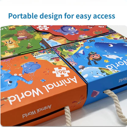 36pcs Carrying Jigsaw Puzzle