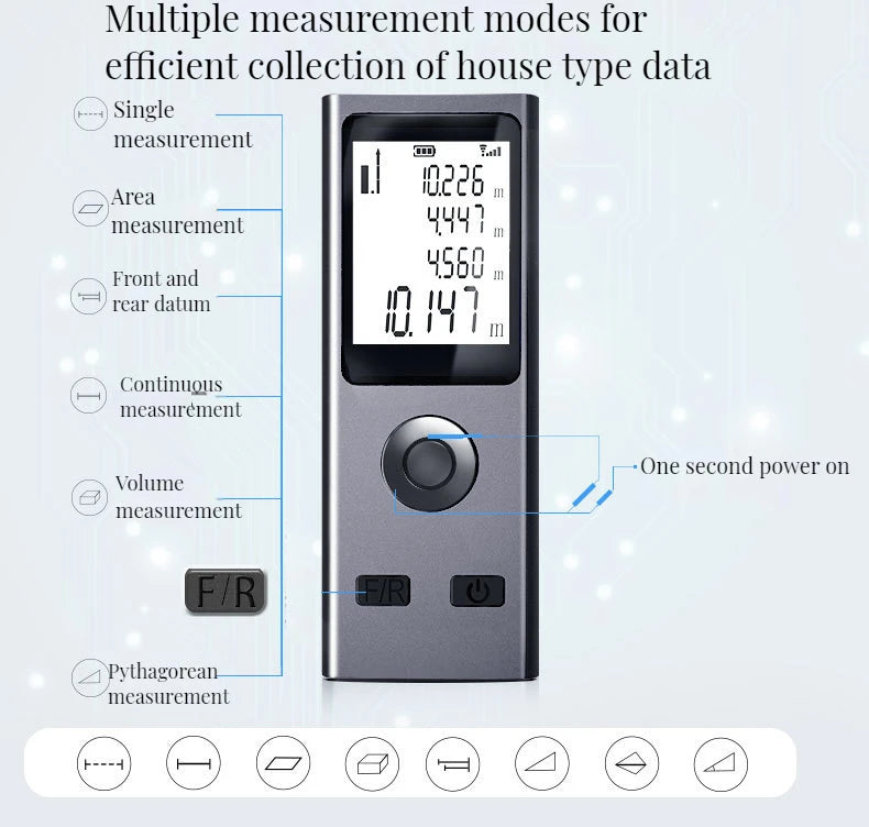 Smart Laser Distance Meter 30M