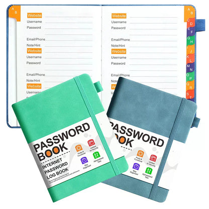 Password Keeper Book with Alphabetical Tabs