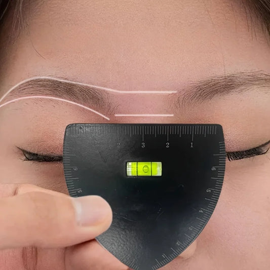 Eyebrow Stencil Kit with Measuring Ruler