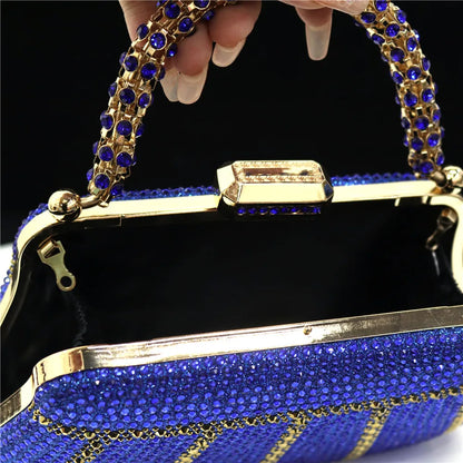 Luxury Rhinestone Evening Clutch Bag