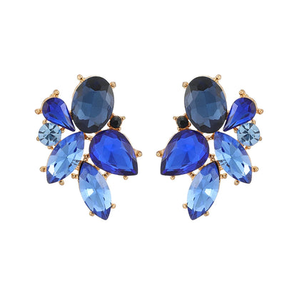 Colorful Crystal Charm Earrings