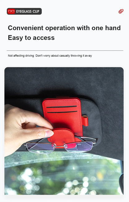 Car Sun Visor Glasses Holder