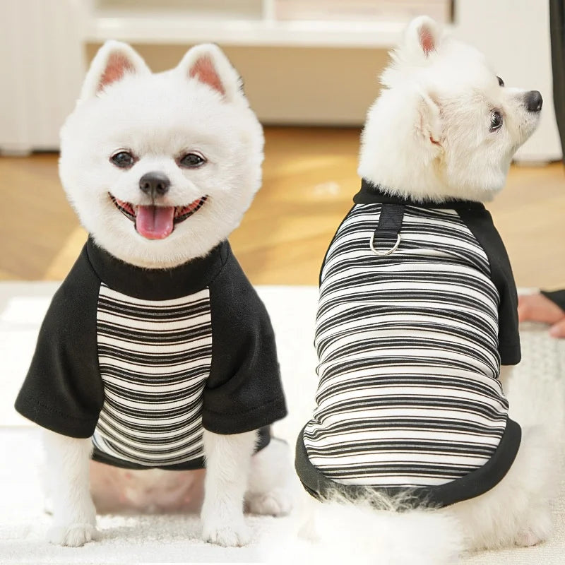 Striped Pet Pullover Shirt
