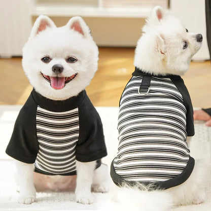 Striped Pet Pullover Shirt