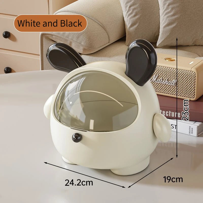 Decorative Flip-Lid Desktop Storage Box