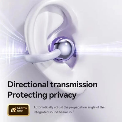 M91 Wireless Ear Clip Bluetooth 5.4 Earbuds with ENC