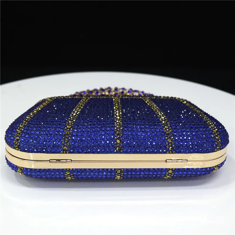 Luxury Rhinestone Evening Clutch Bag