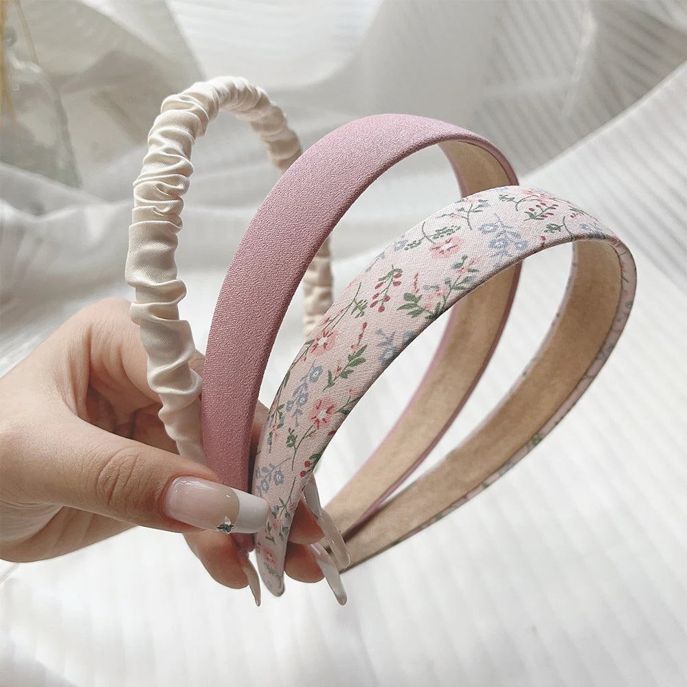 Flower Pearl Hair Bands Set