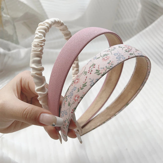 Flower Pearl Hair Bands Set