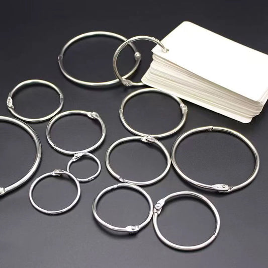 Openable Metal Book Binding Rings for Albums, Crafts & Organizers