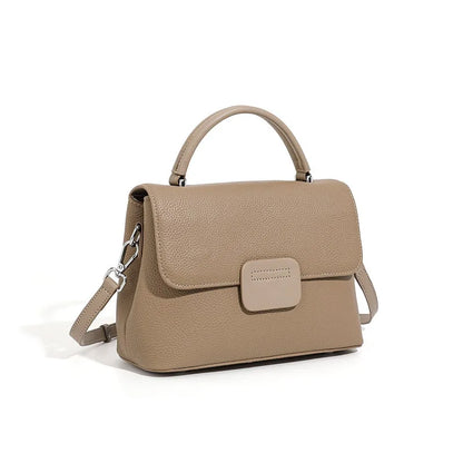 Zency Genuine Cowhide Leather Crossbody Bag