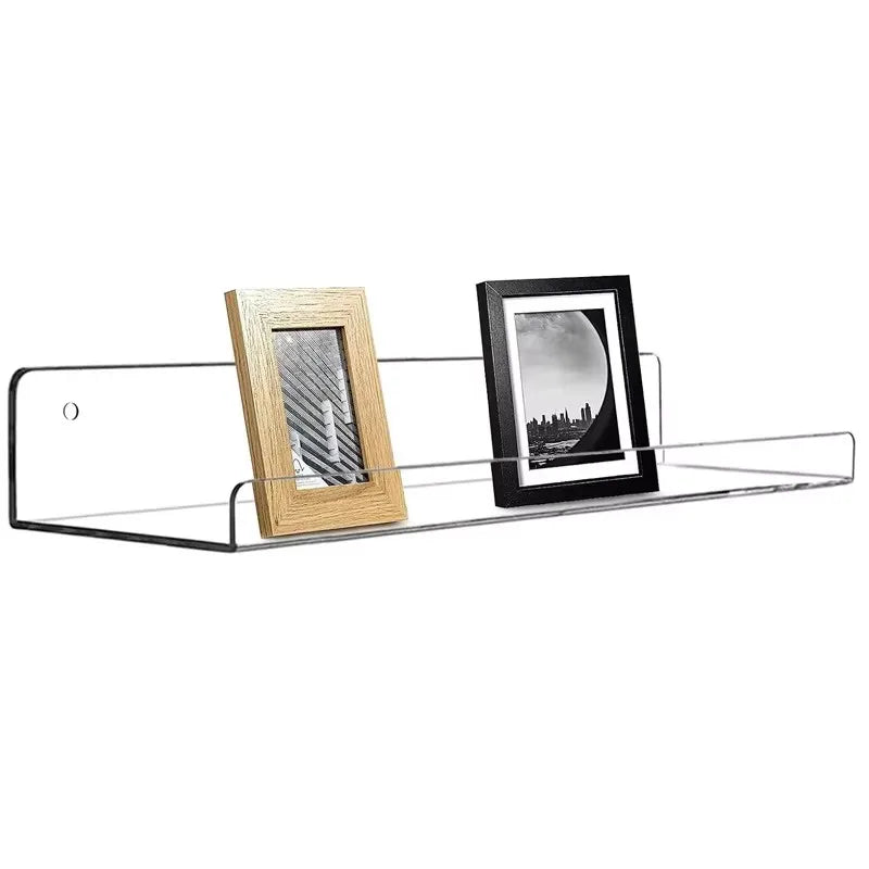 Clear Acrylic Floating Wall Shelf Set
