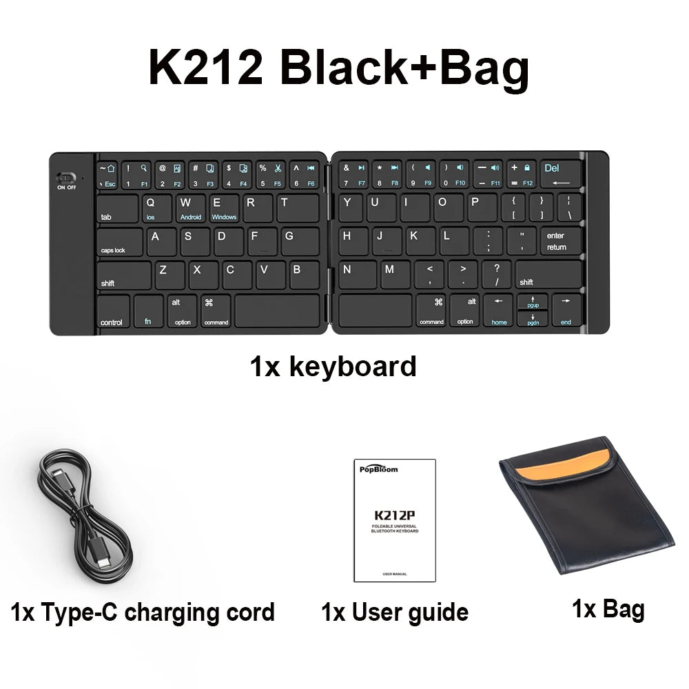Mini Foldable Bluetooth Keyboard