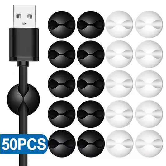 Self-Adhesive Cable Organiser Clips
