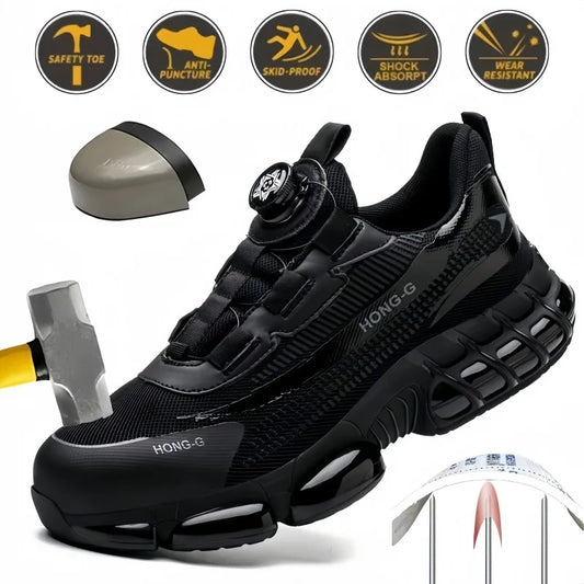 Men’s Steel Toe Work Safety Shoes