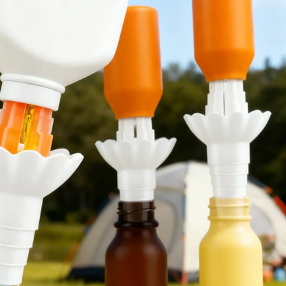 Universal Bottle Funnel Adapter Set
