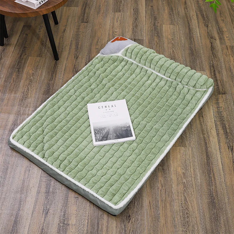 Soft Corduroy Kennel Mattress for Large Dogs