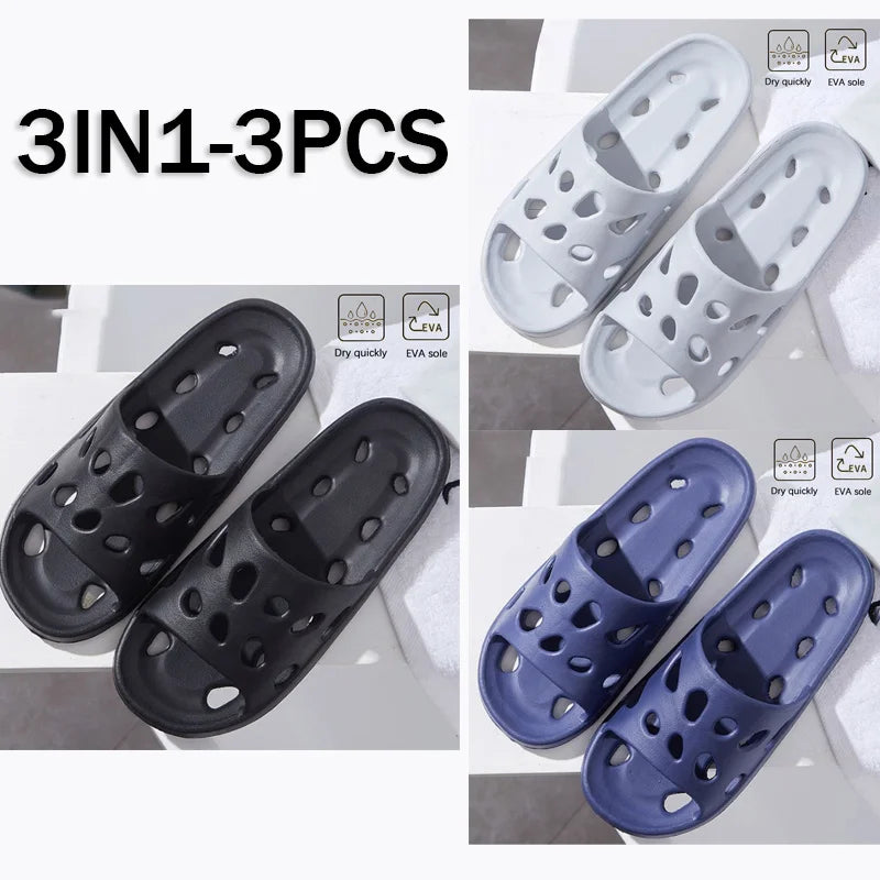 Lightweight Non-Slip Bathroom & Beach Slippers