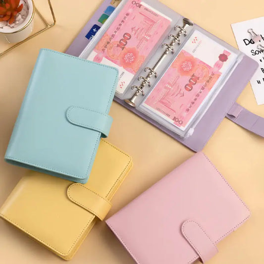 Practical Household Accessory – A6 PU Leather Budget Notebook – pp