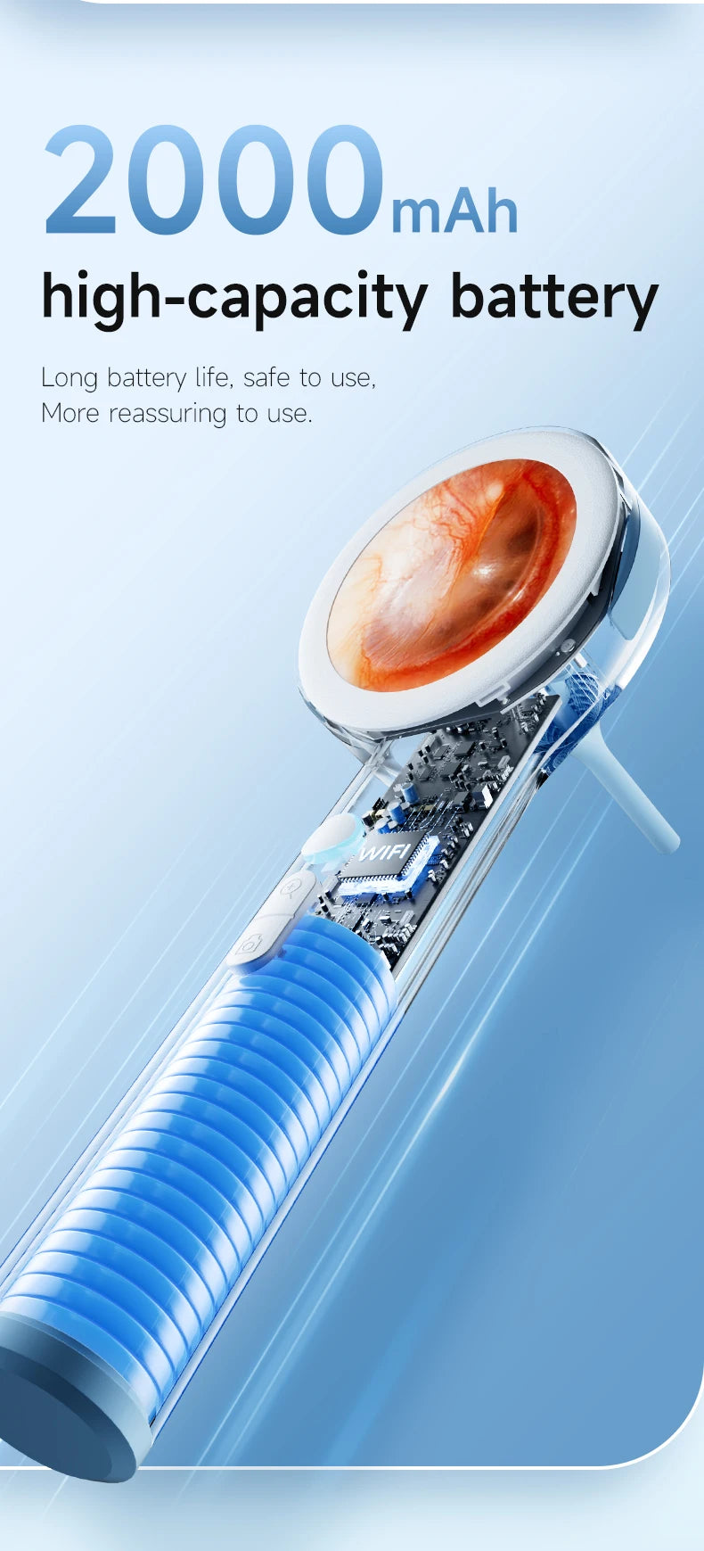 HD Digital Ear Camera Otoscope with Display