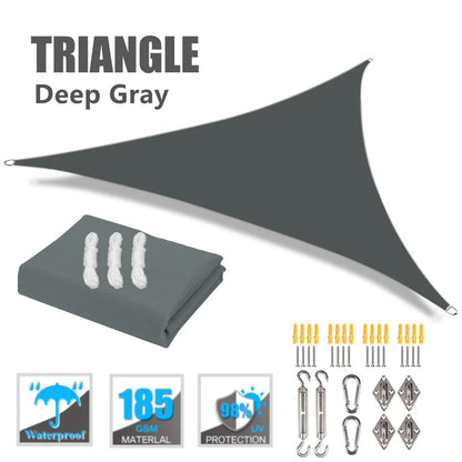 Waterproof Triangle Sun Shade Sail