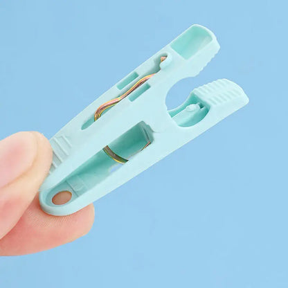Plastic Clothespins with Storage Basket for Laundry & Home