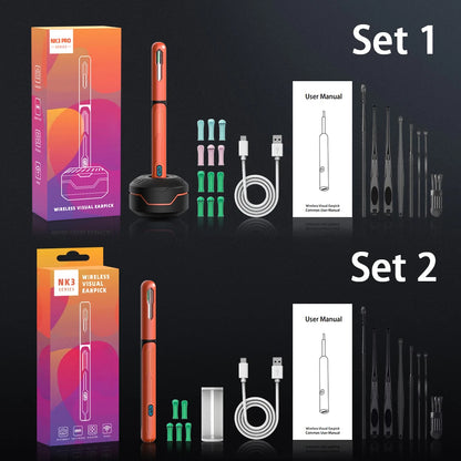 NATFIRE NK3 Pro HD Wireless Ear Cleaner with Camera