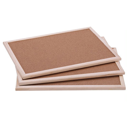 Wooden Cork Memo Board