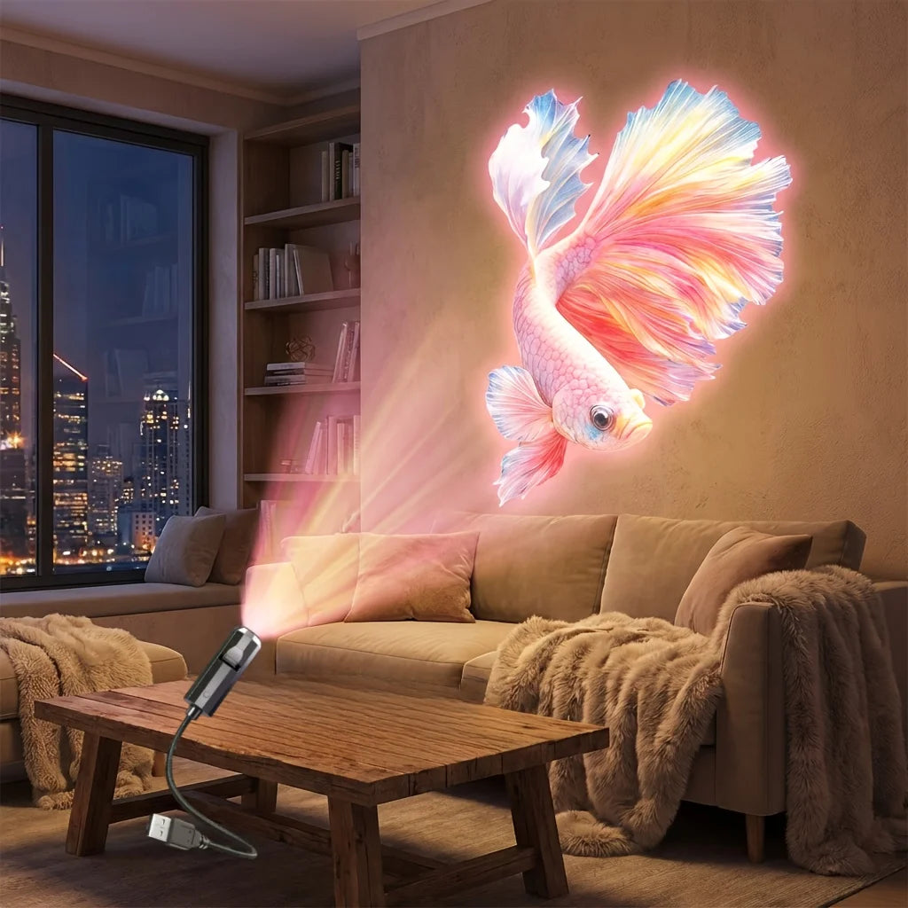 Marine Life Projection Night Light