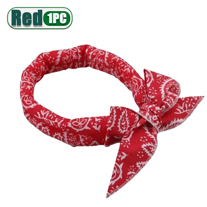 Pet Cooling Ice Scarf – Reusable Summer Neck Wrap for Dogs & Cats