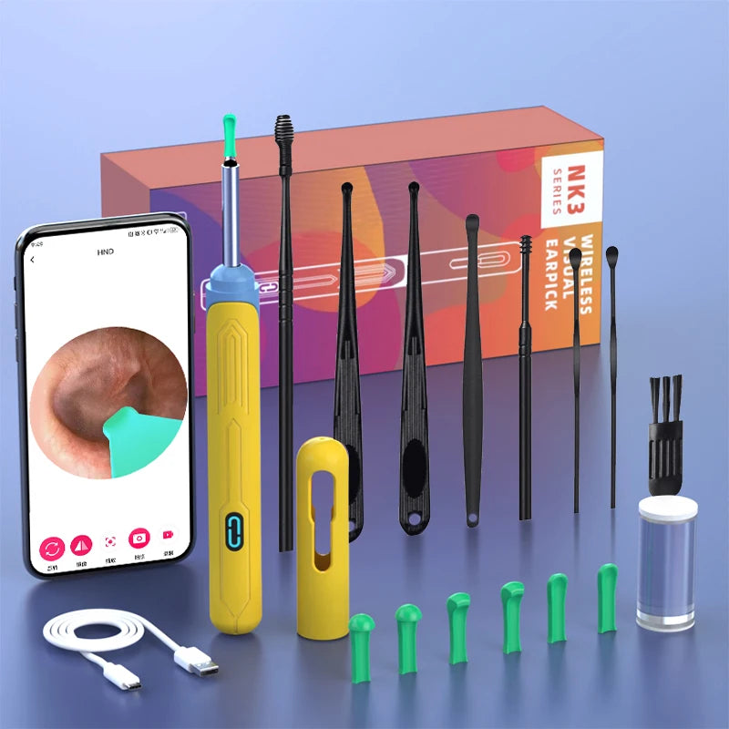 NATFIRE NK3 Pro HD Wireless Ear Cleaner with Camera