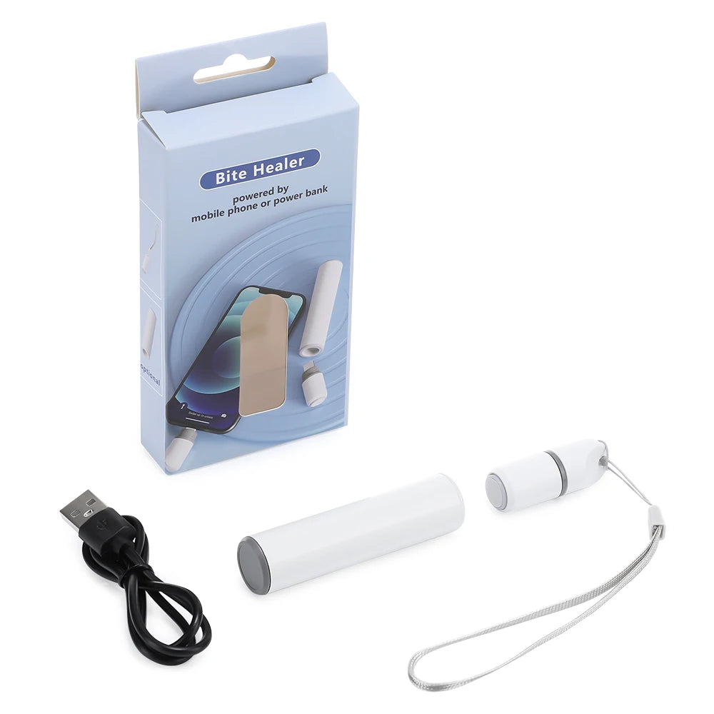 Rechargeable Portable Mosquito Insect Bite Relieve Itching Pen Chemical-Free Anti-Itch Natural Bug Bite Itch Pen for Child Adult