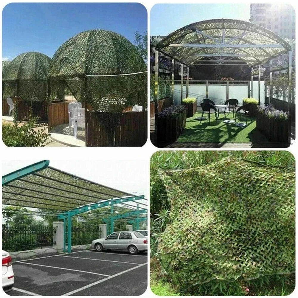 Heavy-Duty Camouflage Net for Garden Shade, Photography & Outdoor Cover