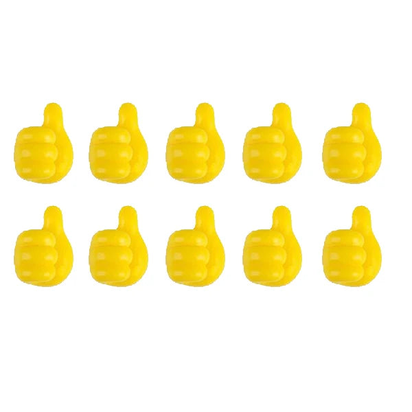 Thumb Silicone Cable Organizer Clips Set