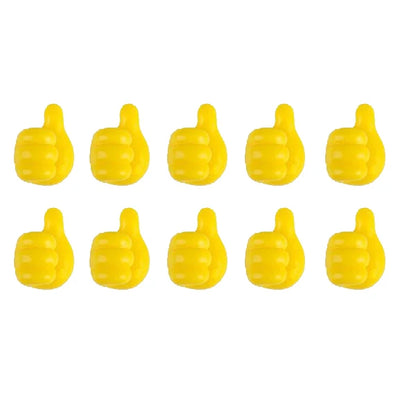 Thumb Silicone Cable Organizer Clips Set