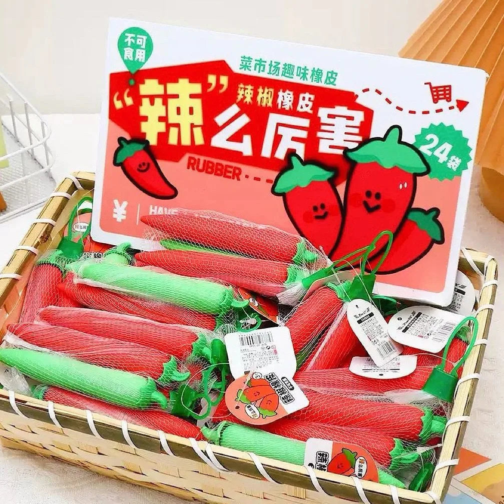 Cute Potato Shape Eraser Set