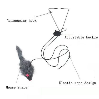 Door Hanging Cat Toy – Plush Interactive Stress Relief Toy