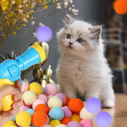 Interactive Cat Ball Launcher Toy