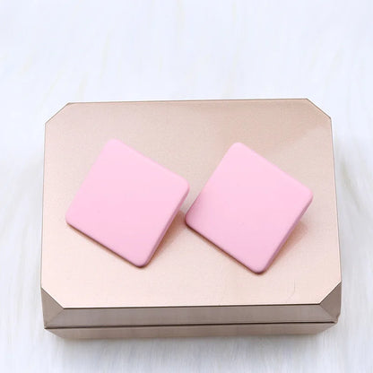 Acrylic Square Stud Earrings