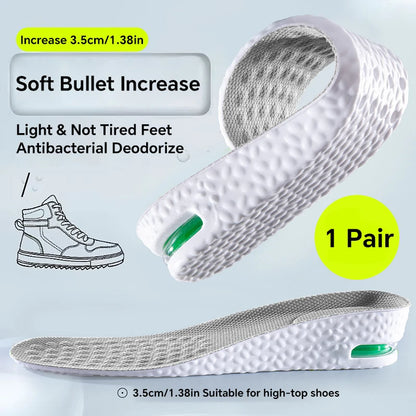 Orthopedic Height Increase Memory Foam Insoles