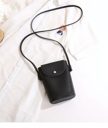 PU Leather Flap Crossbody Phone Bag