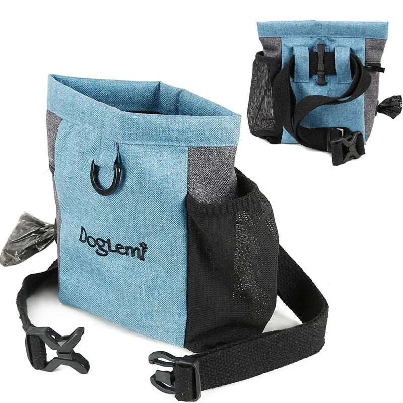 Dog Treat Bag – Portable Training Snack Pouch with Waist Belt