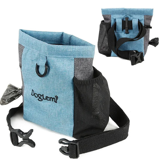 Dog Treat Bag – Portable Training Snack Pouch with Waist Belt