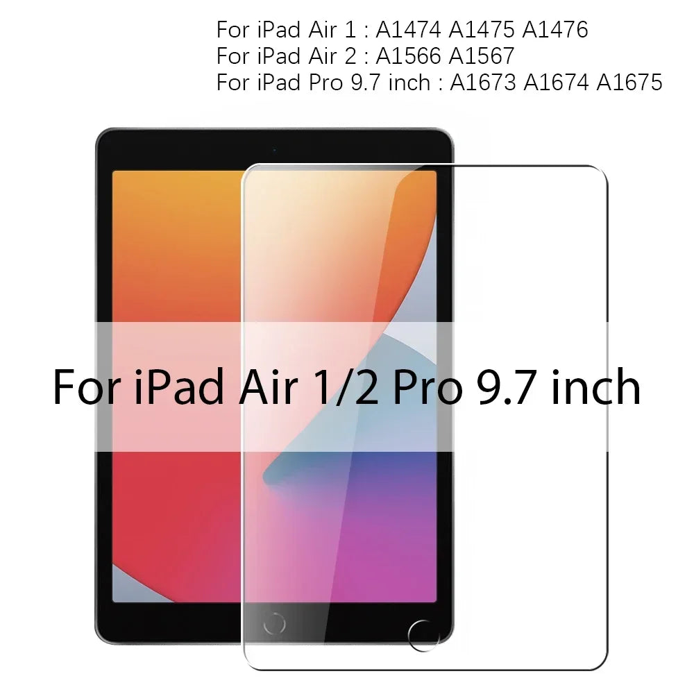 iPad Tempered Glass Screen Protector Set