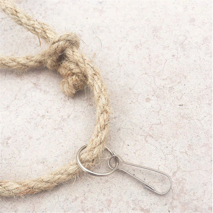 Bird Climbing Rope Net & Wooden Ladder Toy Set
