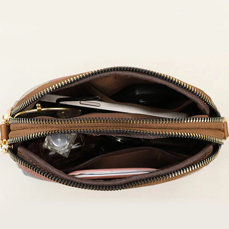 Women’s Designer Style Plaid Shoulder & Crossbody Tote Bag